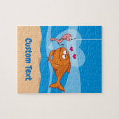 Vis en aas in de liefde Puzzle Legpuzzel (Horizontaal)
