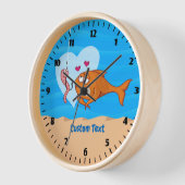 Vis en aas in de liefdesklok (Hoek)