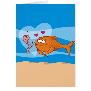 Vis en aas in liefde