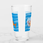 Vis en aas in liefde glas (Links)