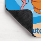 Vis en aas in liefde muismat (Hoek)