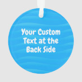 Vis en aas in liefde Ornament (achterkant)