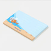 Vis en aas in liefde post-it® notes (Schuin)