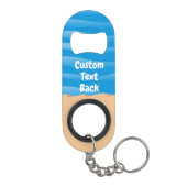 Vis en aas in liefde Sleutelhanger flesopener Mini Flessenopener (Achterkant)