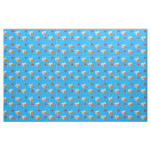 Vis en aas in liefdespatroon stof (Yard (91,4 cm))