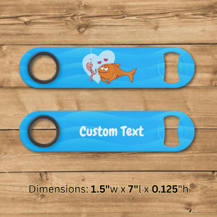 Vis en aas in Love Bar Key Speed Flessenopener