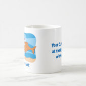 Vis en aas in Love Coffee Mok (Center)