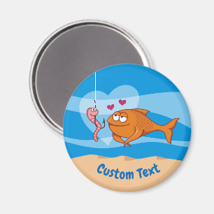 Vis en aas in Love Magnet