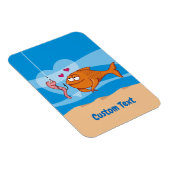 Vis en aas in Love Magnet Magneet (Rechterzijde)