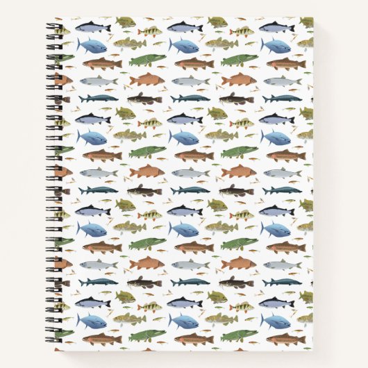 Vis en aas notitieboek (Voorkant)