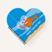 Vis en aas verliefd notitieboek (Voorkant)