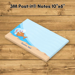 Vis en aas verliefd post-it® notes