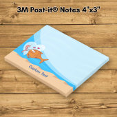 Vis en aas verliefd post-it® notes