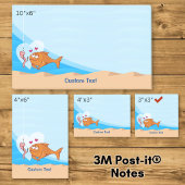 Vis en aas verliefd post-it® notes