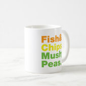 Vis en champignons. koffiemok (Voorkant rechts)