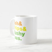 Vis en champignons. koffiemok (Voorkant links)