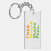 Vis en champignons. sleutelhanger (Voorkant Links)