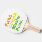 Vis en champignons. tafeltennisbatje (Zijkant)