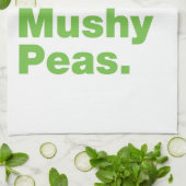 Vis en champignons. theedoek (Gevouwen)