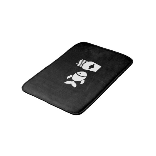 Vis en chips badmat (Gekanteld)