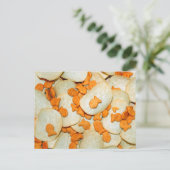 Vis en chips briefkaart (Staand voorkant)