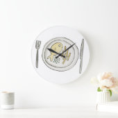 Vis en chips grote klok (Huis)