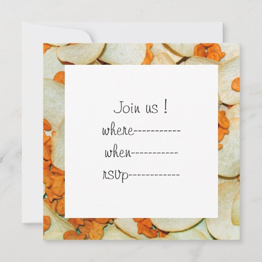 Vis en chips kaart (Achterkant)