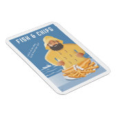 Vis en Chips Magneet (Rechterzijde)
