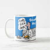 Vis en chips om aan te passen. koffiemok (Links)