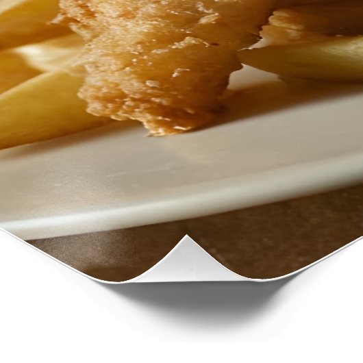Vis en chips perfect poster (Hoek)