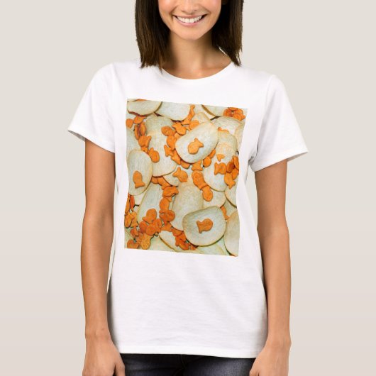 vis en chips t-shirt (Voorkant)