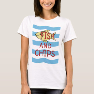 Vis en chips t-shirt