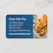 Vis en chips | Vis en zeevruchten restaurant | nau Visitekaartje (Achterkant)