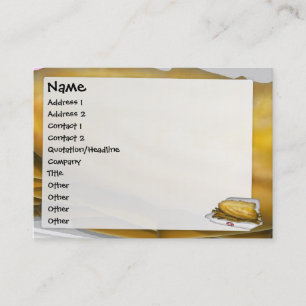 Vis en chips visitekaartje