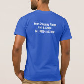 Vis- en Chipwinkel Bedrijfs T-shirt (Achterkant)