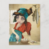 Vis en ei briefkaart (Voorkant)