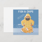 Vis en Friet ansichtkaart (Voorkant / Achterkant)