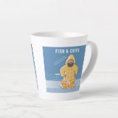 Vis en Friet Latte Mok (Rechterhoek)