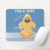 Vis en Friet Muismat (Met muis)