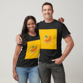 Vis en Friet Pastel Kunst T-shirt (Unisex)