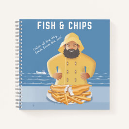 Vis en Friet Spiraal Notitieboek