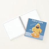 Vis en Friet Spiraal Notitieboek (Binnen)