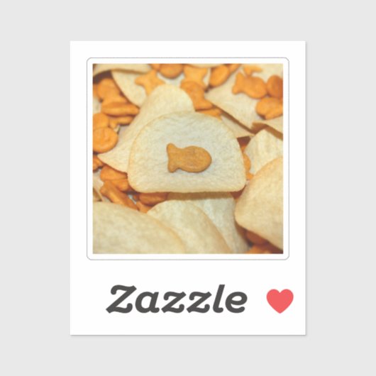 Vis en Friet Sticker (Vel)