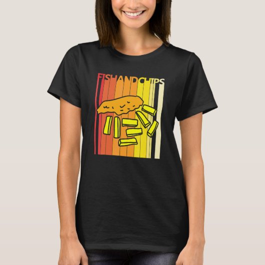 Vis En Friet T-shirt (Voorkant)