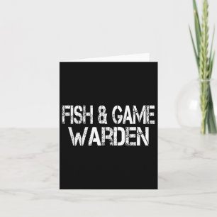Vis en Game Warden Halloween Lazy Kostuum Kaart
