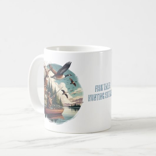 Vis en jacht Mok (Voorkant links)