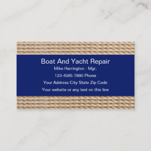 Vis- en jacht reparatie visitekaartjes