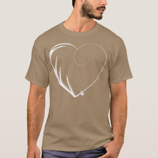 Vis en jachthart t-shirt