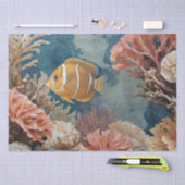 Vis en Koraal Acryl Schilderen Tissuepapier (Craft)