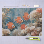 Vis en Koraal Acryl Schilderen Tissuepapier (Craft)